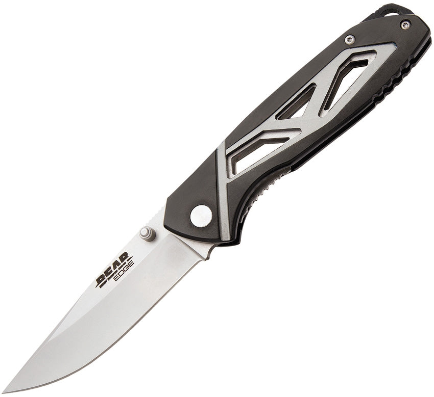 Black & Gray Linerlock Bear Edge BC61107