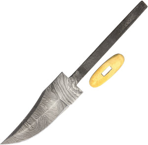 Knife Blade Damascus Short Knifemaking BL036