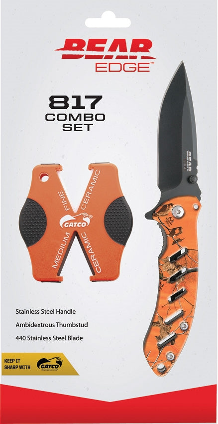 817 Combo Set Orange Camo Bear Edge BC71817