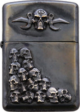 Load image into Gallery viewer, Skulls Zippo Lighter Single BAS231S
