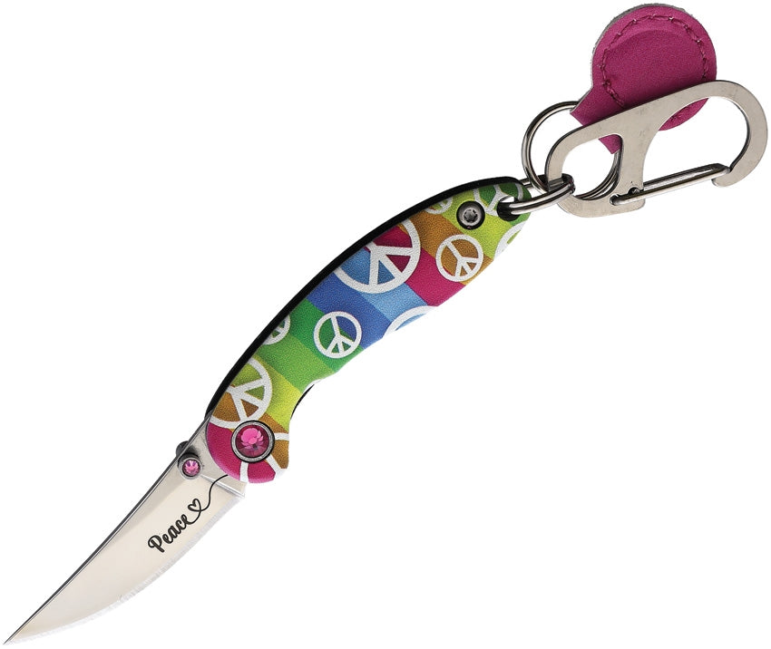 Peace Keychain Framelock Brighten Blades BB021