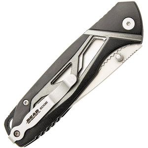 Black & Gray Linerlock Bear Edge BC61107